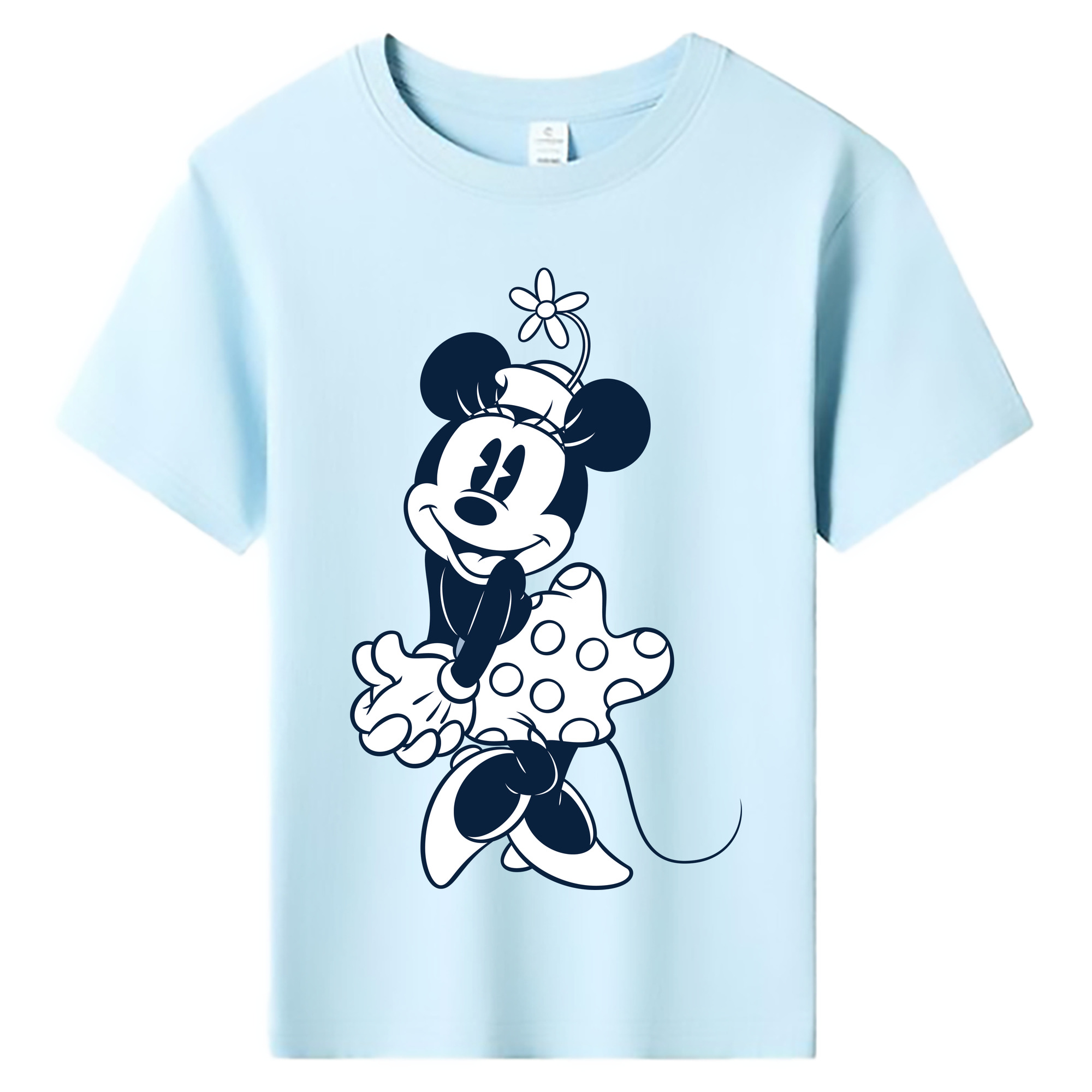 ミッキーマウス Mickey Mouse 綿100％キッズTシャツ（フロントプリント）